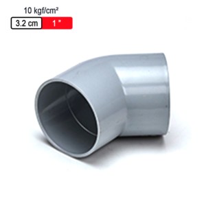 Astral Aquasafe Solvent Fitted Moulded Fittings Elbow 45° 10kgf/cm² 3.2cm 1inch
