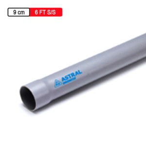 Astral Drainmaster Ringfit Pipes Type A 9.0cm 6 FT S/S