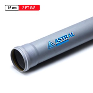 Astral Drainmaster Ringfit Pipes Type B 16cm 2 FT S/S