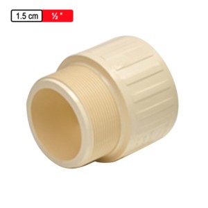 Astral CPVC Pro Copper Tube Size Male Adaptor CPVC Threads 1.5cm .5inch