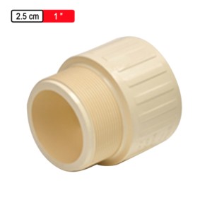 Astral CPVC Pro Copper Tube Size Male Adaptor CPVC Threads 2.5cm 1inch