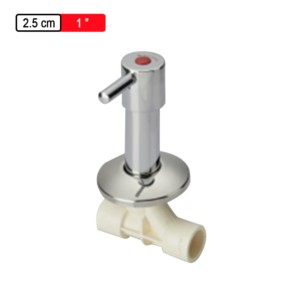 Astral CPVC Pro Copper Tube Size Concealed Valve Swept Type (Chrome Plated) Round 2.5cm (Long) 1inch