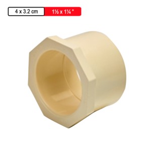 Astral CPVC Pro Copper Tube Size Reducer Bushing SPGxSOC 4.0x3.2cm 1.5x1.25inch