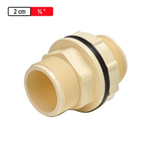 Astral CPVC Pro Copper Tube Size Tank Adaptor THDxTHD 2cm .75inch