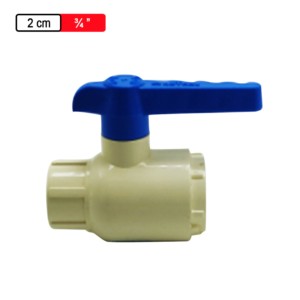 Astral CPVC Pro Copper Tube Size Ball Valve Long Handle CTS Socket 2cm .75inch