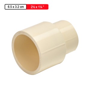 Astral CPVC Pro Reducer Coupler SOC SCH 80 - 6.5x3.2cm 2.5x1.25inch