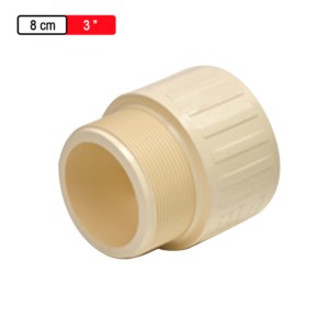 Astral CPVC Pro Male Adaptor Brass Threads SCH 80 - 8cm 3inch