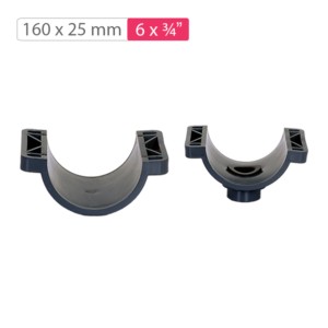 Finolex Moulded Service Saddle Threaded 160x25mm