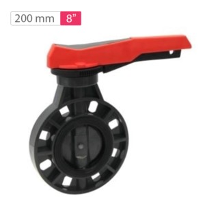 Finolex Moulded Butterfly Valve 200mm Handle Type