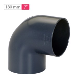 Finolex Moulded Elbow 90° 180mm 7 inch 6kg/cm2