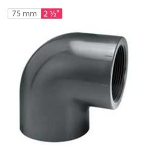 Finolex Moulded Elbow 90° Threaded 75mm 2.5 inch 10kg/cm2