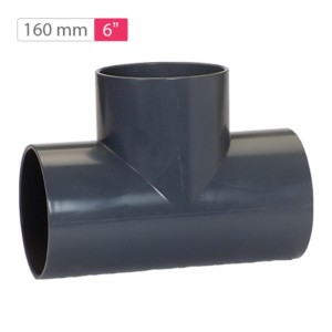 Finolex Moulded Tee 160mm 6 inch 6 kg/cm2