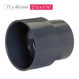 Finolex Moulded Reducer 75x40mm 6 kg/cm2