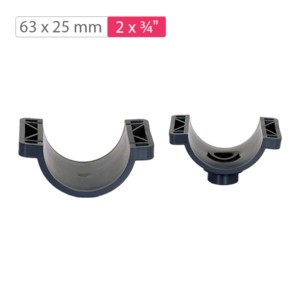 Finolex Moulded Service Saddle Threaded 63x25mm