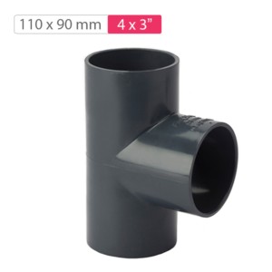 Finolex Moulded Reducing Tee 110x90mm 6kg/cm2