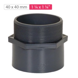 Finolex Moulded MTA 40 x 40mm 1.25 x 1.25 inch 10 kg/cm2