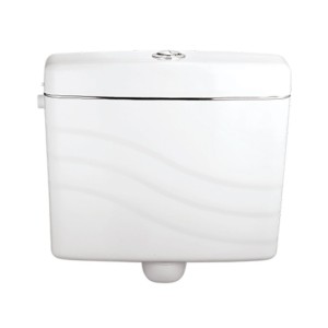 Rak Mawja Deluxe PVC Dual Flush Cistern White
