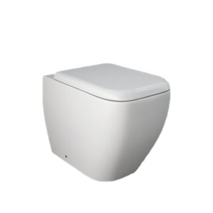 Rak Metropolitan 525x335x340 Rimless Wall Hung Water Closet with Urea Soft Close Seat Cover White