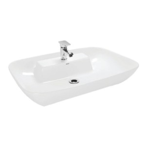 Rak Monet 690x395x780 S Trap 300mm Rimless One Piece Floor Mounted Water Closet with Soft Close Seat Cover White