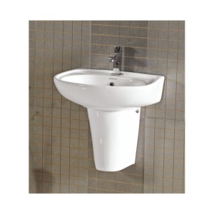 Sonet Normus 20x16inch Colour Half Pedestal Wash Basin
