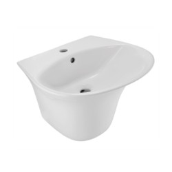 Jaquar Ornamix 490x450x375mm Wall Hung Integrated Wash Basin