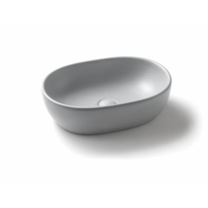 Varmora GlaceTone Oliver 490x350x135mm Grey Table Top Wash Basin