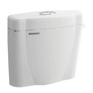 Johnson Ultima Plus Dual Flush Tank With Bottom Inlet White