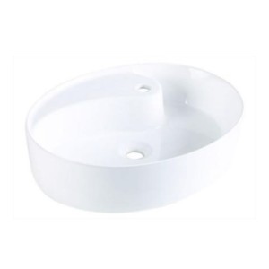 Johnson Omega Swirl 555x435x140mm White Vanity Wash Basin