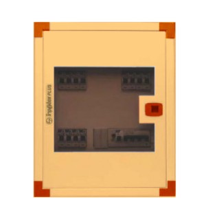 Larsen & Toubro 12 way Double Door Glazed Tripbox Plus TPN Distribution Boards