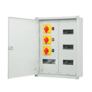 Larsen & Toubro 12 way Double Door Tripbox Plus Phase selector DBs