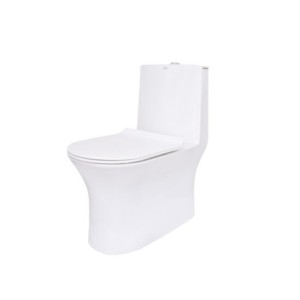 Somany Pokhra 370x660x745mm S-Trap 220 Syphonic Rimless One Piece Water Closet 