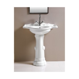 Sonet Prince Counter 30x18inch Full Pedestal Wash Basin SP