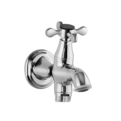 Jaquar Queens Prime 2 way Bib Cock with Wall Flange