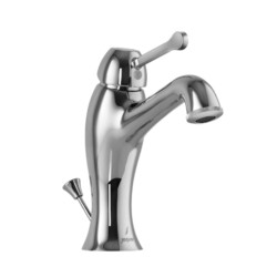 Jaquar Queens Prime Single Lever Basin Mixer with Popup Waste with 450mm Long Braided Hoses