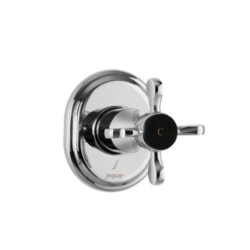 Jaquar Queens Prime Exposed Part Kit of Concealed Stop Cock & flush cock with fitting sleeve, operating lever & adjustable Wall flange with seal