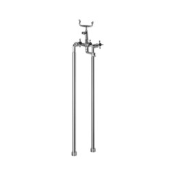Jaquar Queens Prime Bath and shower Mixer with Telephonic Shower Crutch and 950mm High Rise Legs