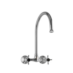 Jaquar Queens Prime Sink Mixer with Regular Swinging spout with connecting legs and wall flanges