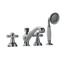 Jaquar Queens 4-Hole Bath Tub Mixer