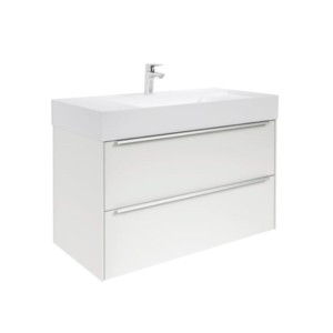 Roca Inspira Unik 1000x490mm Wash Basin With Base Unit White