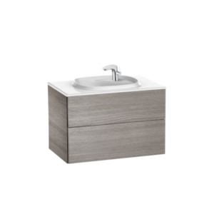 Roca Beyond Unik 800mm Oak Base Unit With 2 Drawers