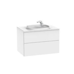Roca Beyond Unik 800mm White Base Unit With 2 Drawers