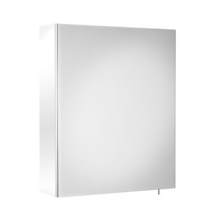 Roca Luna 500x600 Mirror Mirror Cabinet With 1 Soft-Close Reversible Door And 2 Adjustable Glass Shelves