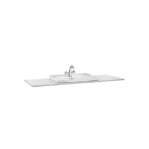Roca Carmen Marble Counter Top White Wash Basin