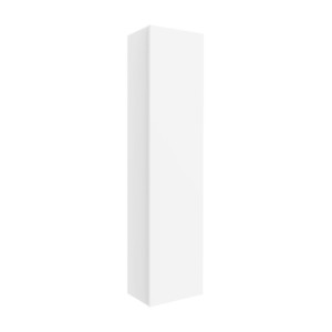 Roca Column Unit 1400mm White With Full-Length Mirror And Height-Adjustable Shelves