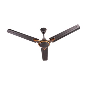 Usha 1200mm Racer Chrome W/O Reg Smoke Brown Ceiling Fan