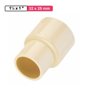 Winmax CPVC Red Coupler 1.25x1inch 32x25mm