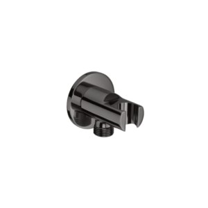 Roca Aqua Round Water In 1/2 Shower Bracket Titanium Black