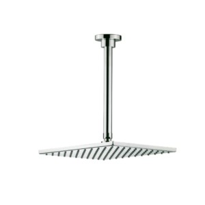 Roca Torrente Square Shower With 250mm Long Wall-Mounted Shower Arm 250mm