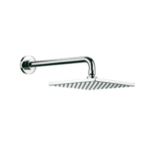 Roca Torrente Square Shower With 337mm Long Wall-Mounted Shower Arm 200mm