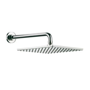 Roca Torrente Square Shower With 337mm Long Wall-Mounted Shower Arm 250mm